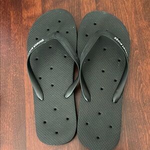 Classic Black Flip-Flops by [Brand]